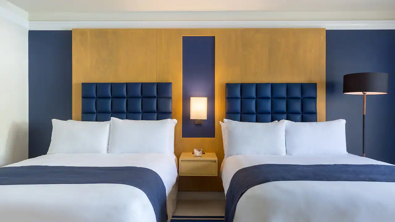 Double room with two queen beds at Hyatt Zilara Rose Hall in Montego Bay.